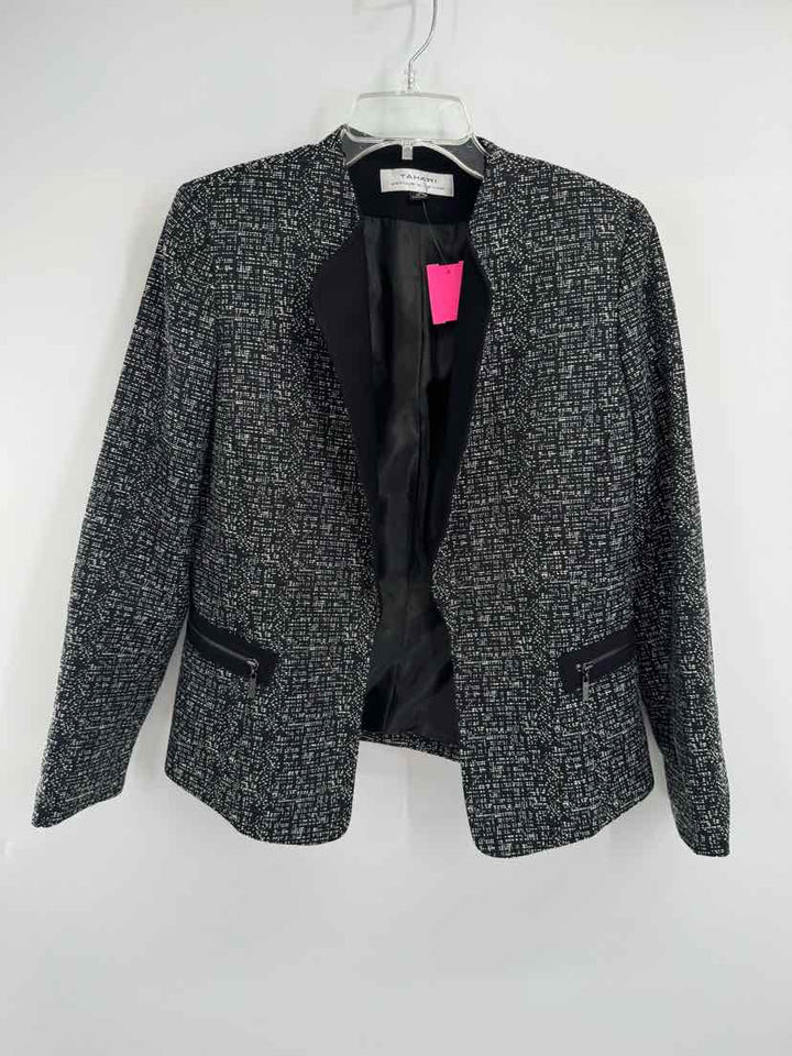 Size 10 TAHARI Gray Blazer