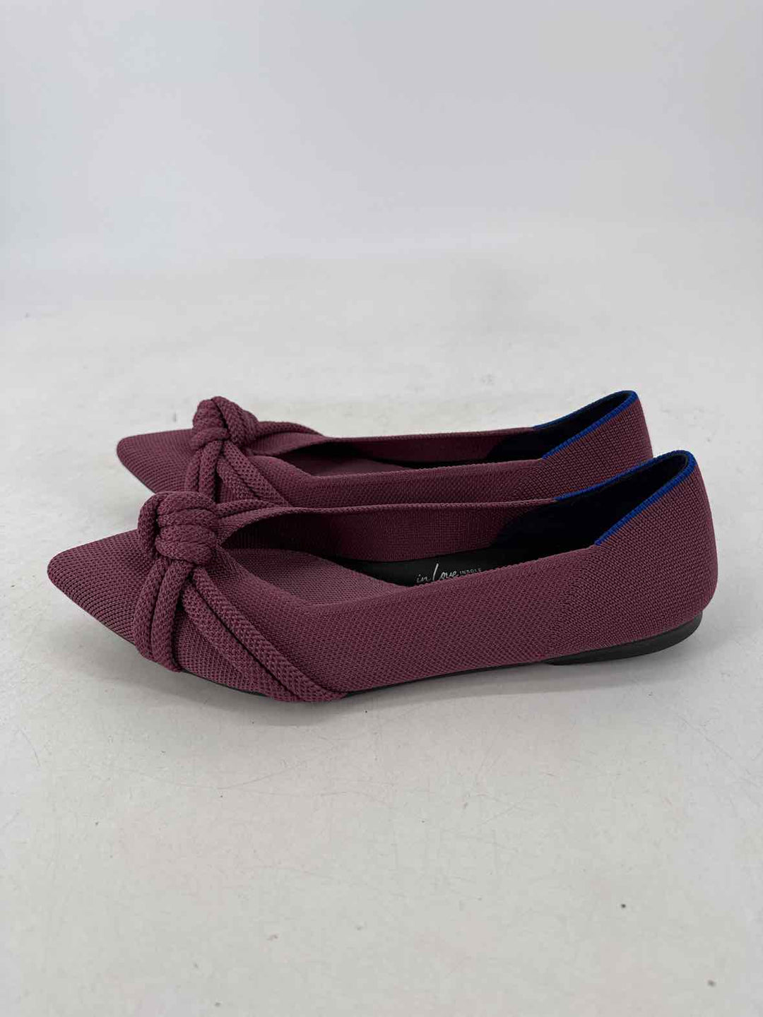 Shoe Size 9 ROTHY'S Purple Knit Flats