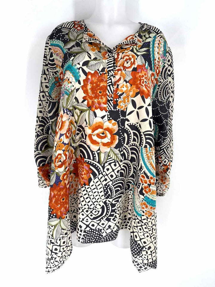 Size L Johnny Was Multi-Color Shirt