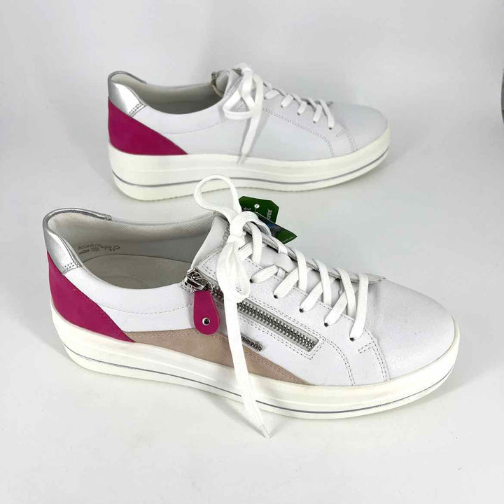 Shoe Size 39 Multi-Color Leather Sneakers