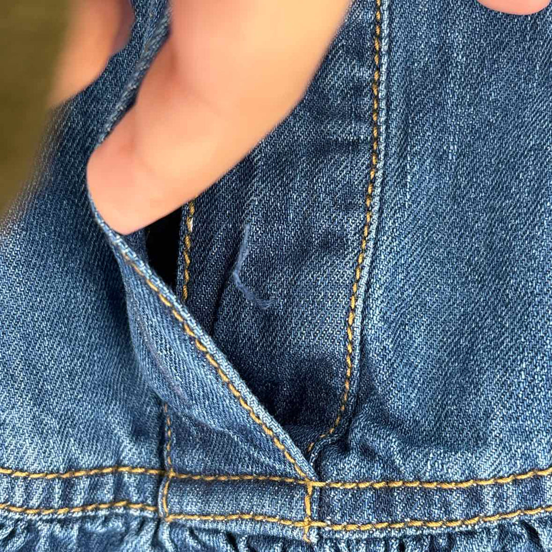 Size 12 MAEVE Blue Denim Dress