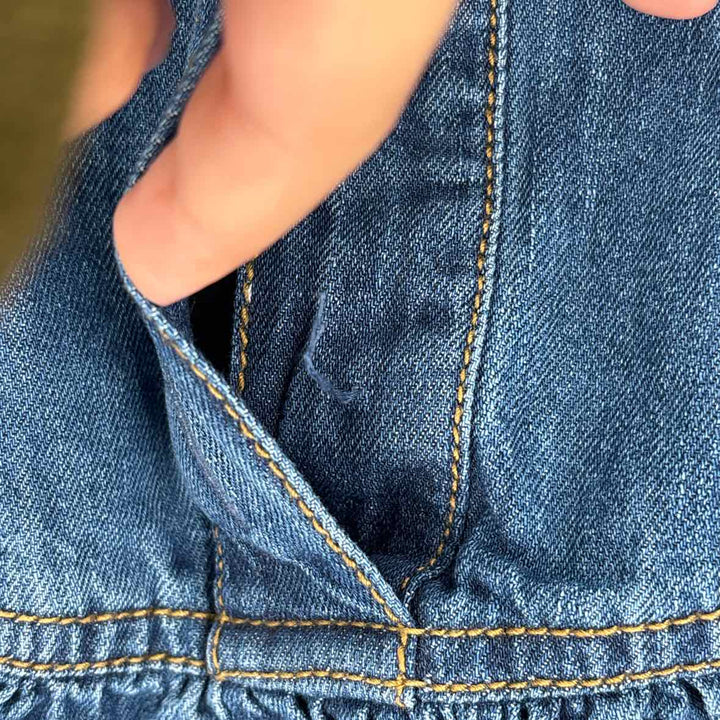 Size 12 MAEVE Blue Denim Dress