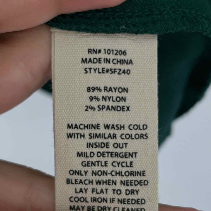 Size 2X SOFT SURROUNDINGS Green Cotton Shirt