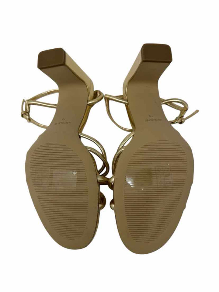 Shoe Size 10 J Crew Gold Heels