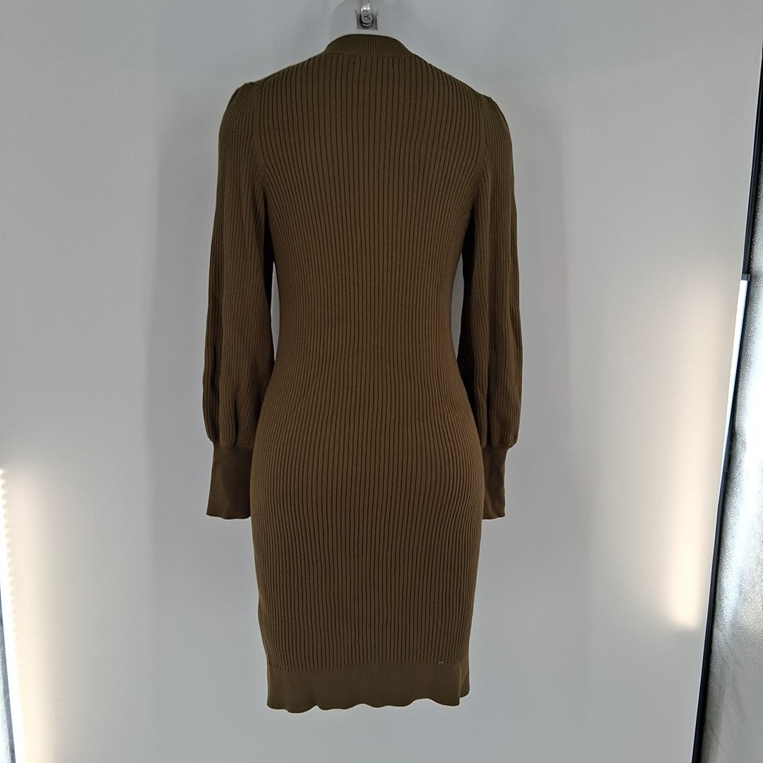 Size M Banana Republic Olive Knit Dress