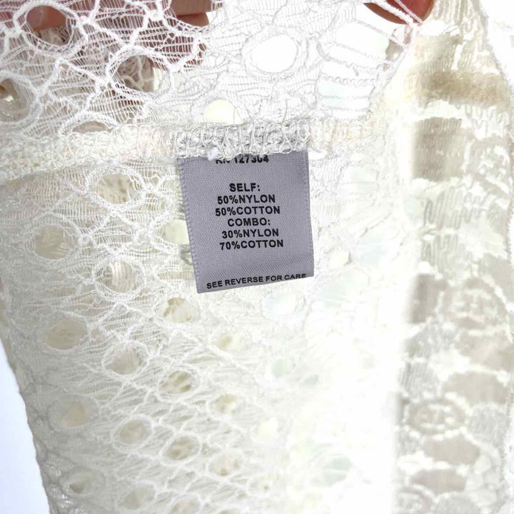 Size L JOHN MARK Cream Shirt