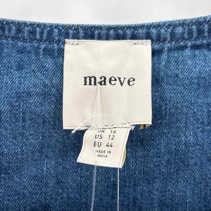 Size 12 MAEVE Blue Denim Dress