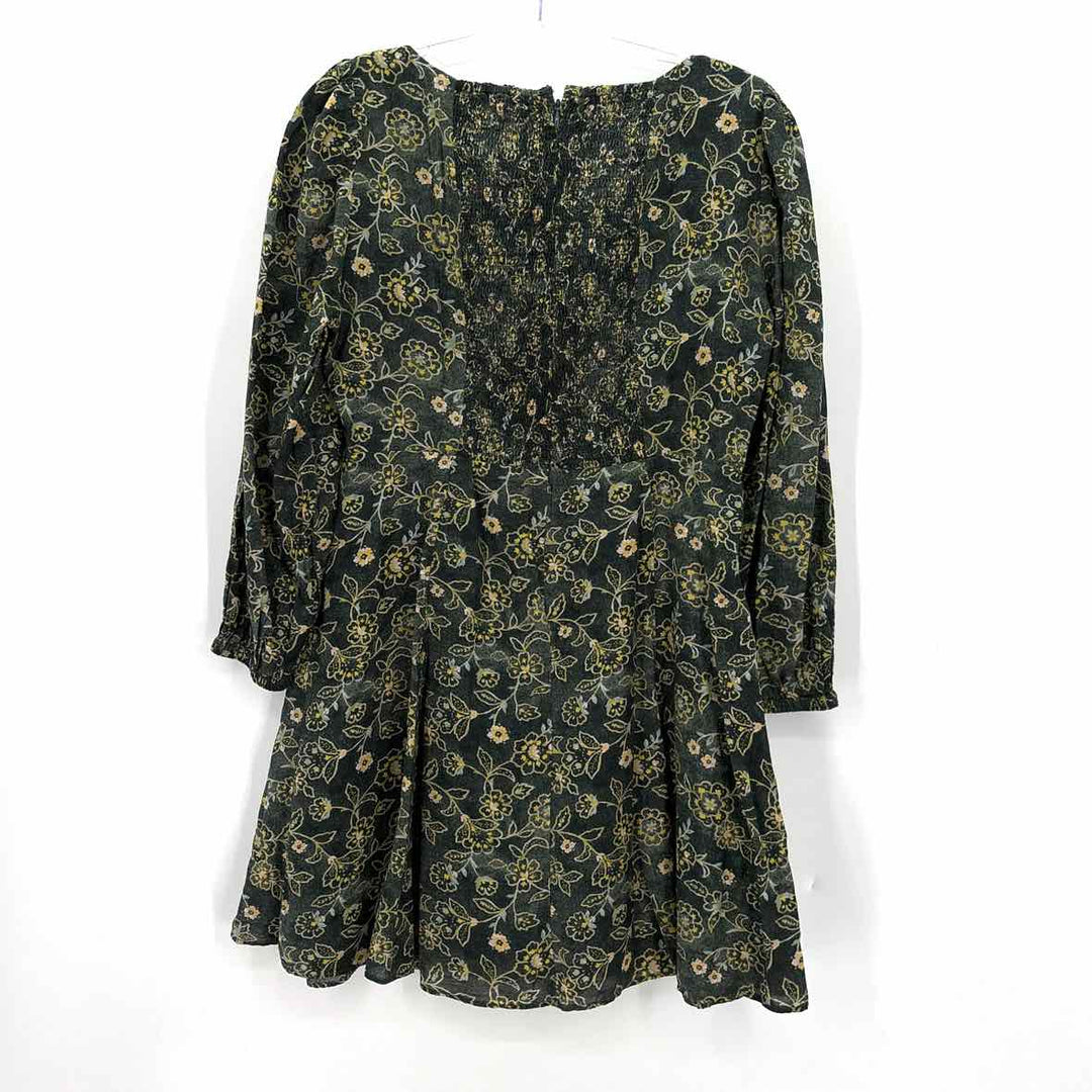 Size 6 J Crew Green Dress