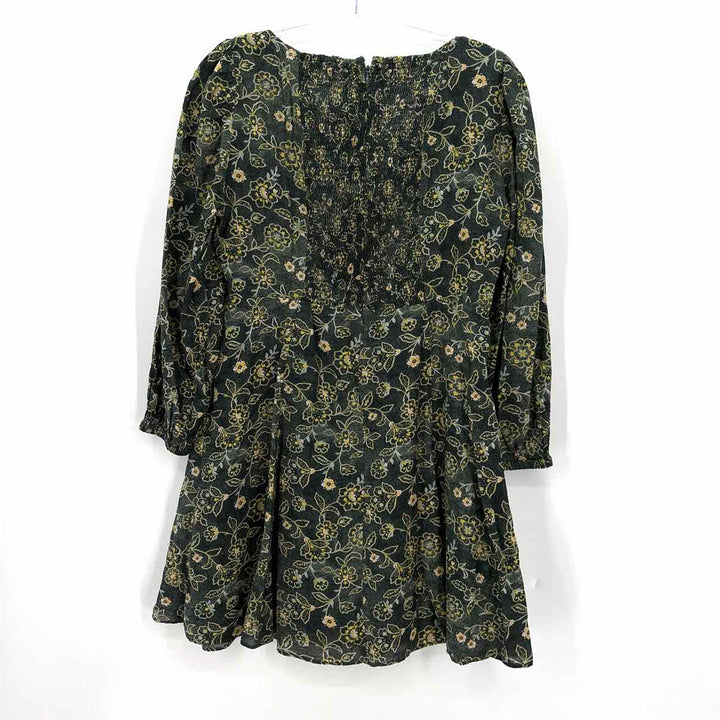 Size 6 J Crew Green Dress