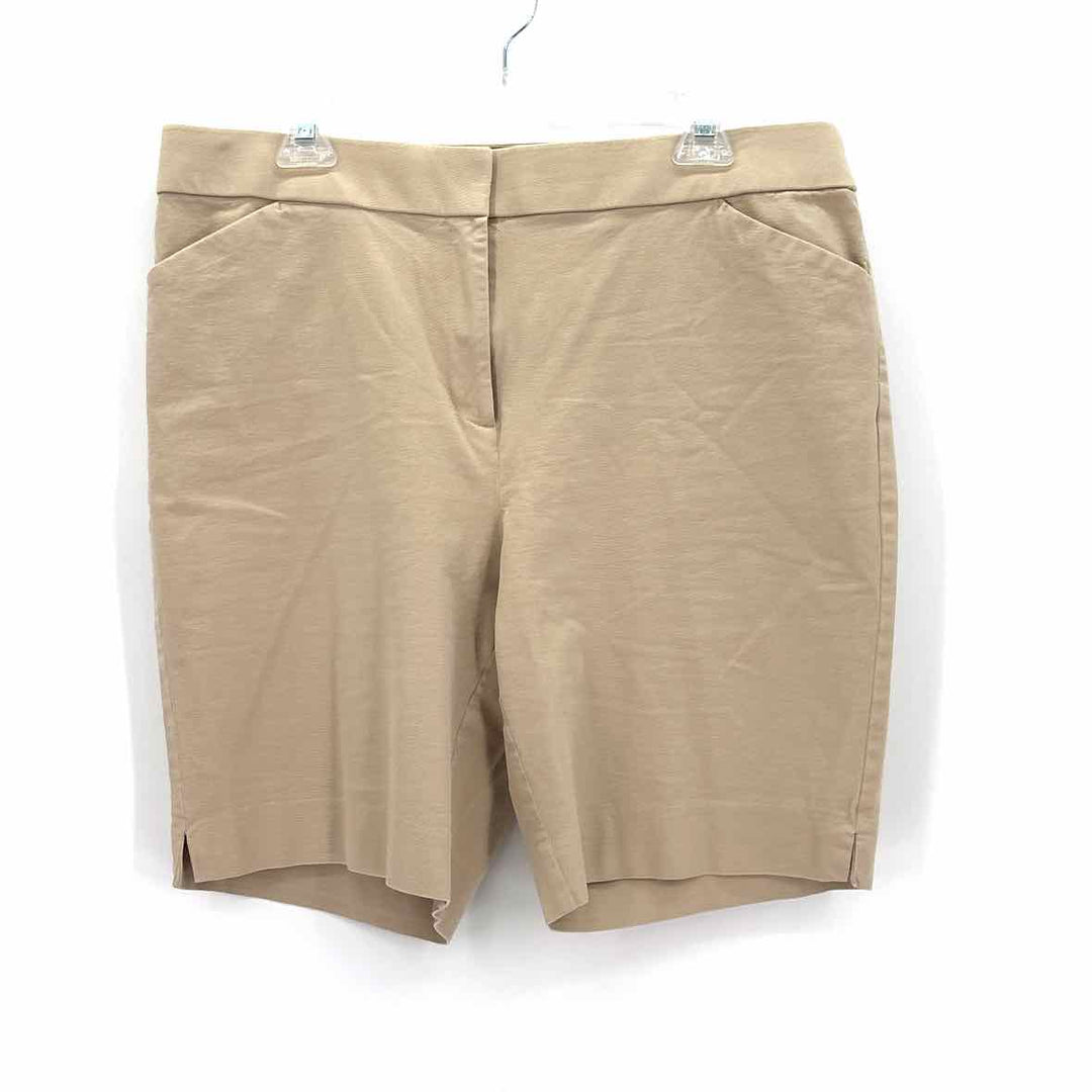 Size 14 Chico's Tan Shorts