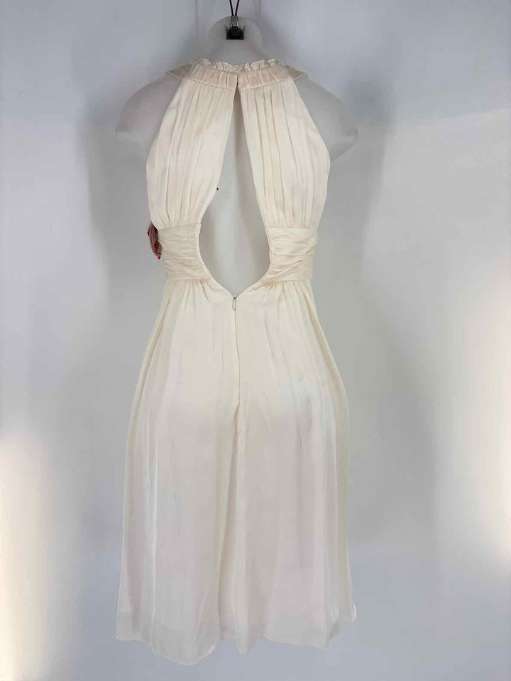Size 2 KAY UNGER Cream Dress