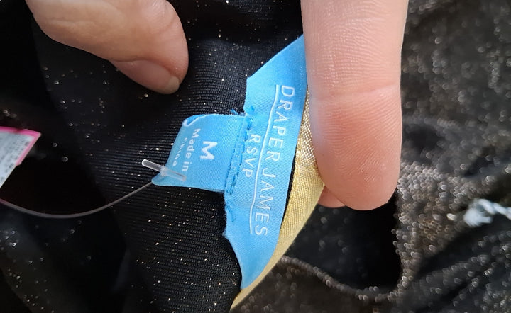 Size M DRAPER JAMES Gold Dress