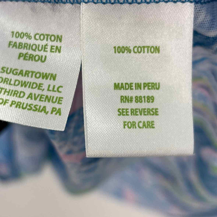 Size XL Lilly Pulitzer Blue Cotton Shirt