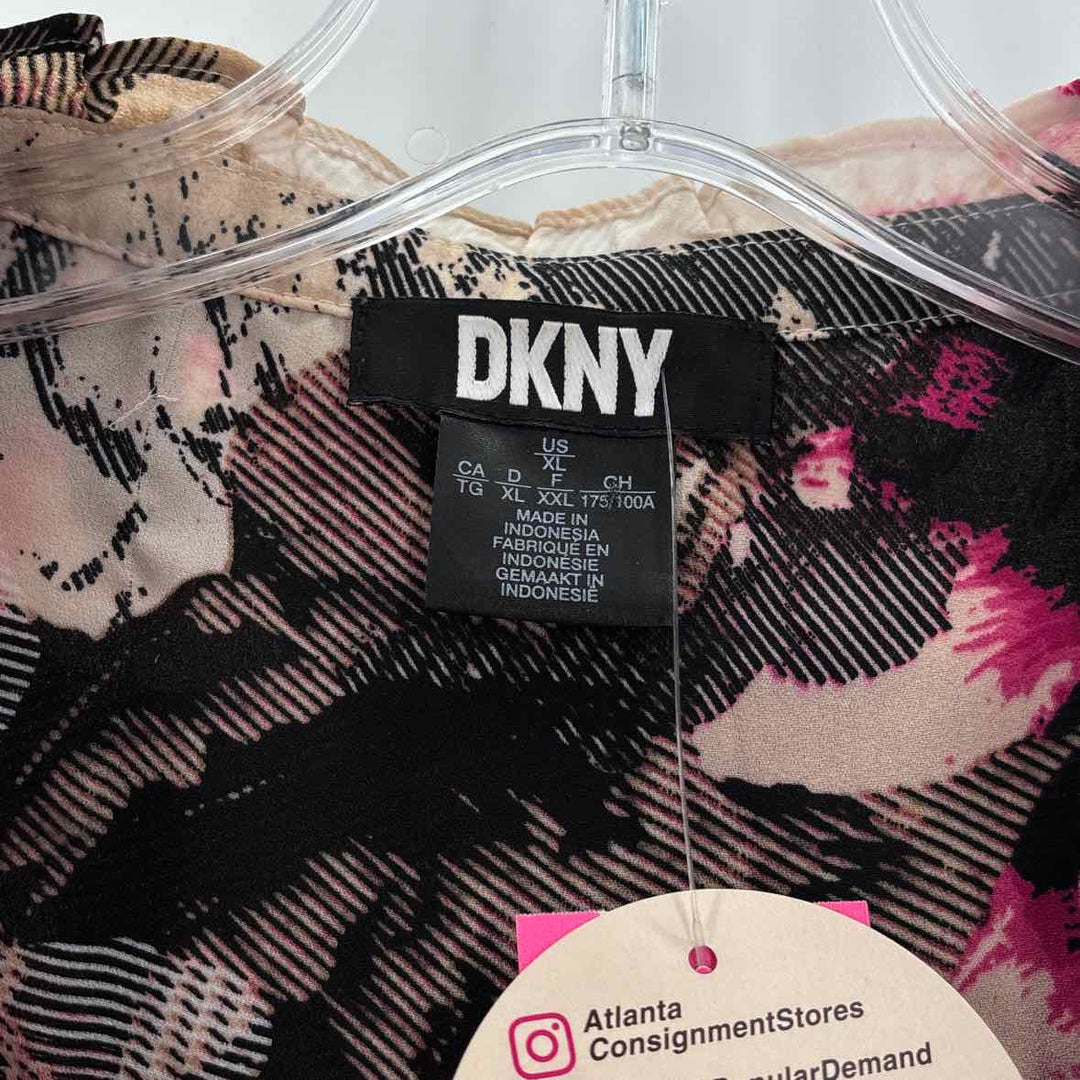 Size XL DKNY Multi-Color Shirt