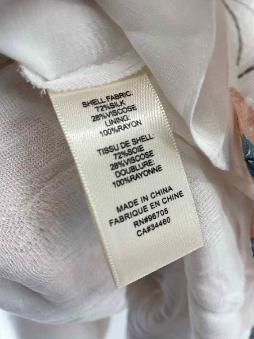 Size 10 REBECCA TAYLOR White Dress