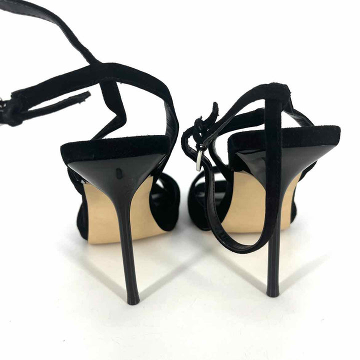 Shoe Size 8 Steve Madden Black Velvet Sandals