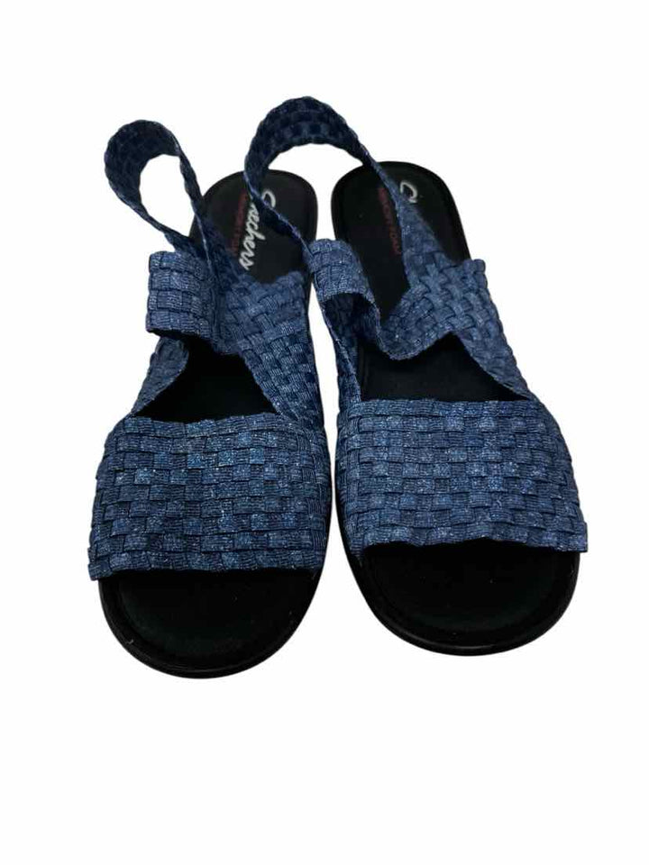 Shoe Size 10 Sketchers Blue Sandals