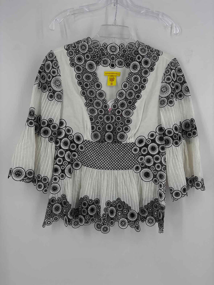 Size 10 CATHERINE MALANDRINO White Shirt