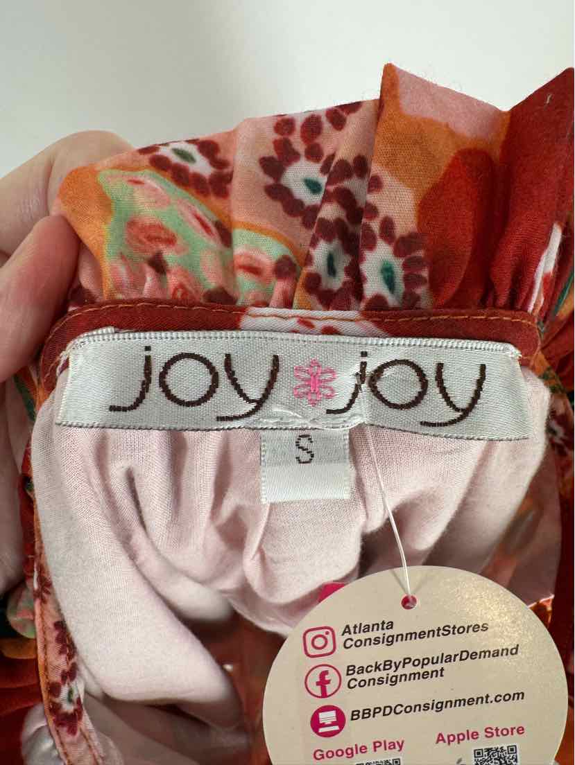 Size S JOY JOY ORANGE PRINT Dress