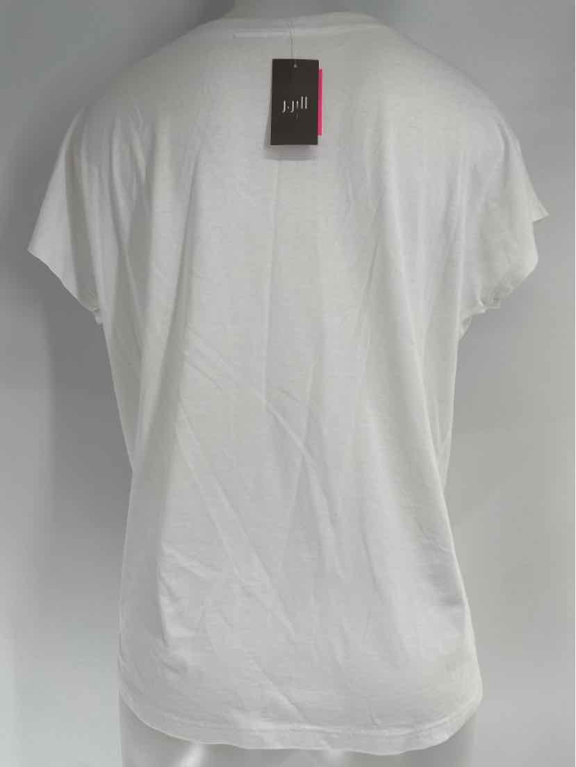 Size M J JILL White Shirt