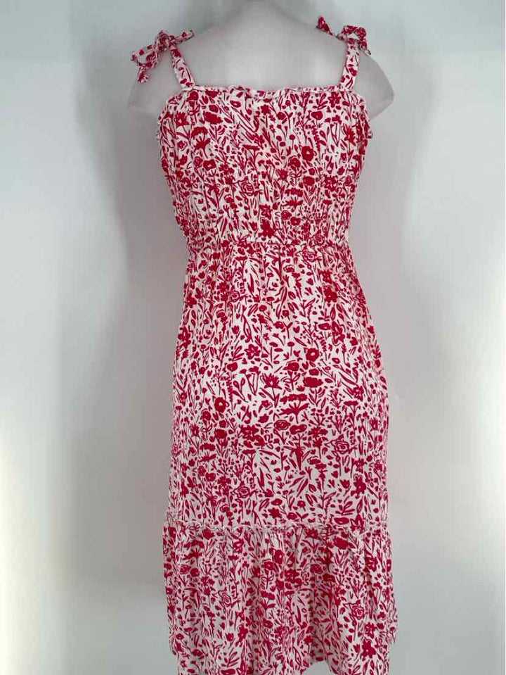 Size M PINK PRINT Dress