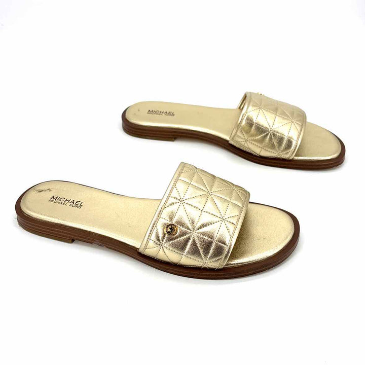 Shoe Size 8.5 Michael Kors Gold Sandals