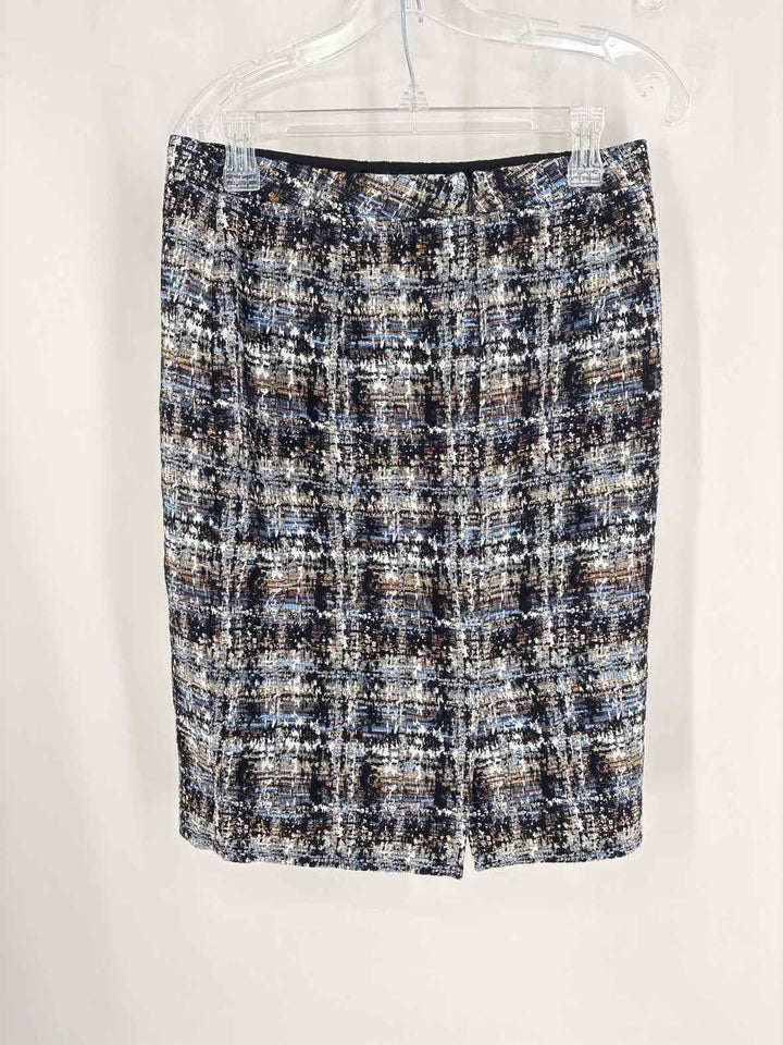 Size 6 J Crew Multi-Color Skirt