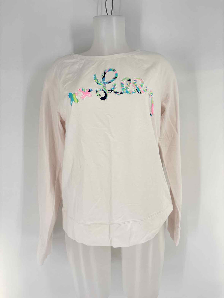 Size L Lilly Pulitzer White Sweater