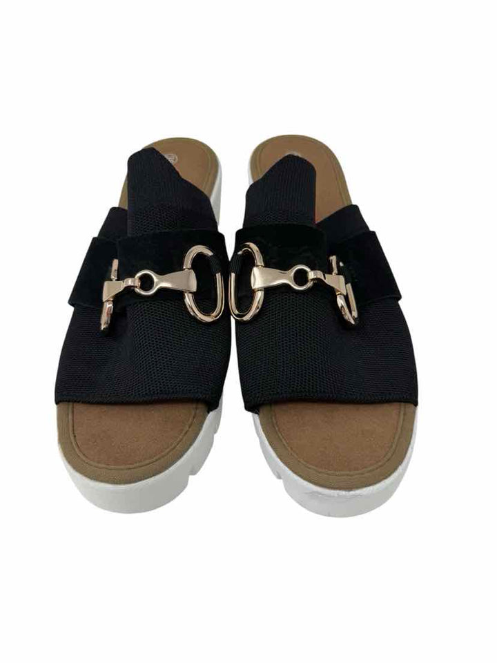 Shoe Size 38 Bernie Mev Black Sandals