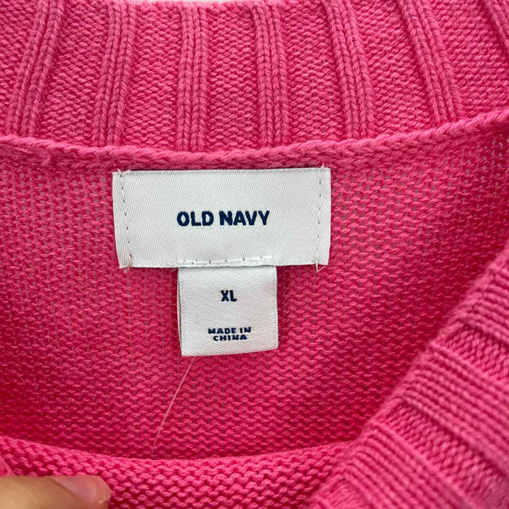 Size XL Old Navy Pink Sweater
