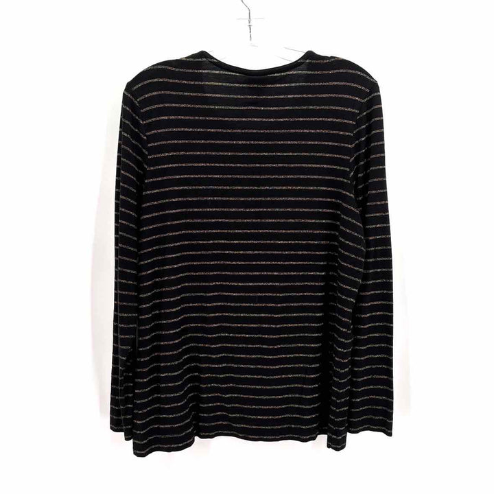 Size L Chico's Black Shirt