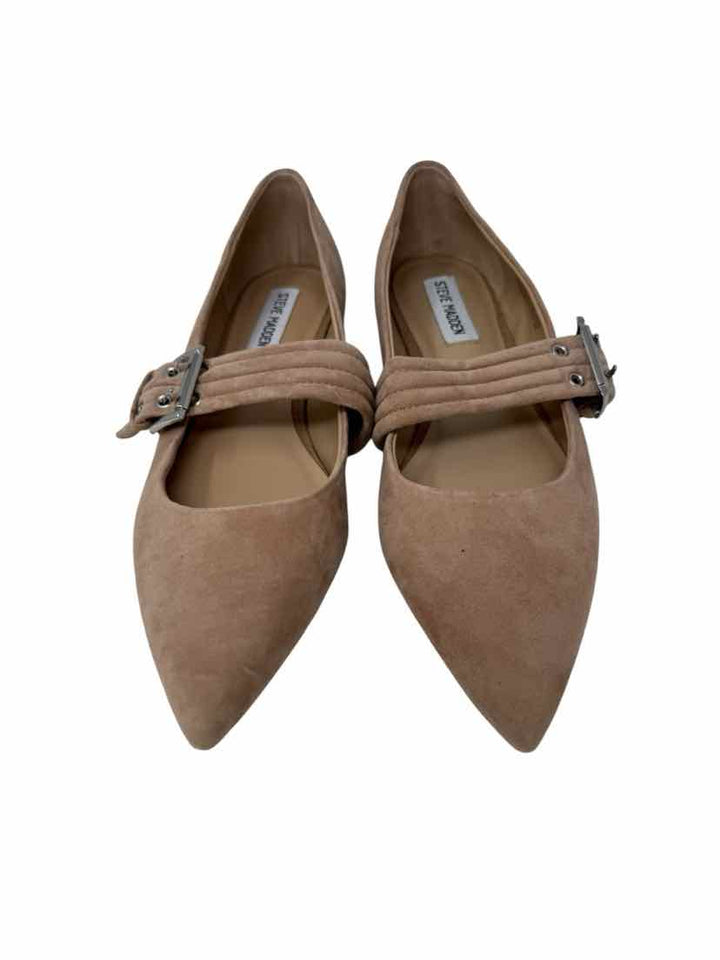 Shoe Size 9 Steve Madden Tan Suede Flats