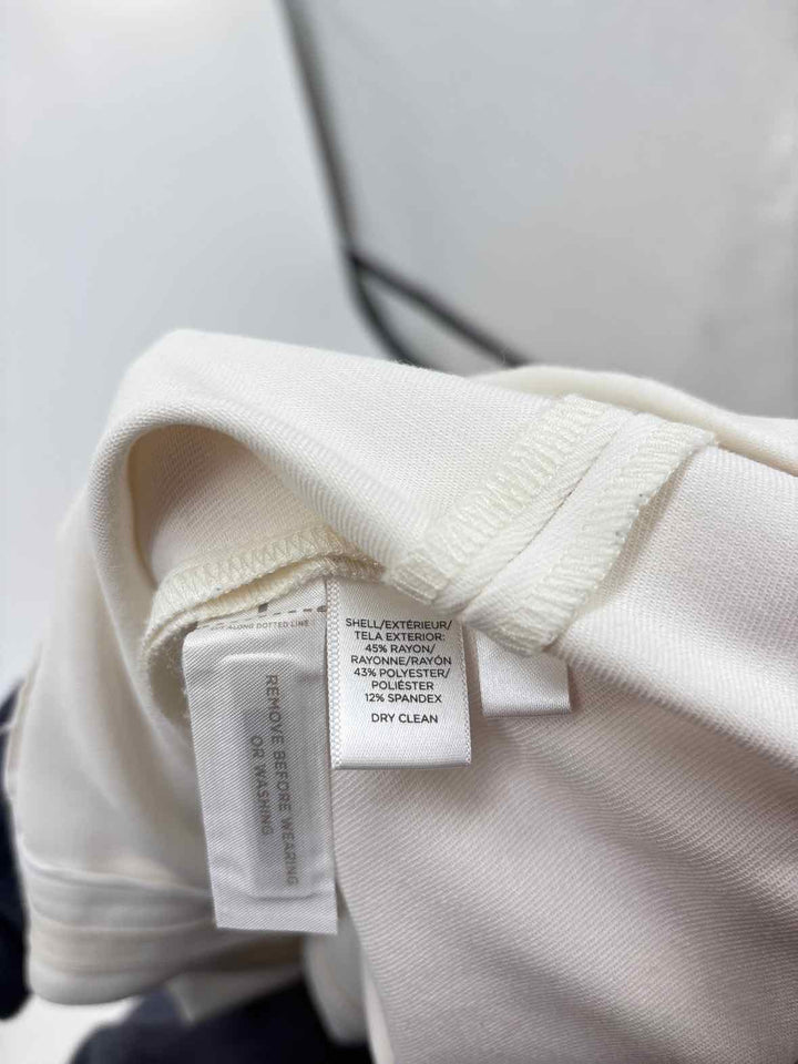 Size 12 Ann Taylor Ivory Pants