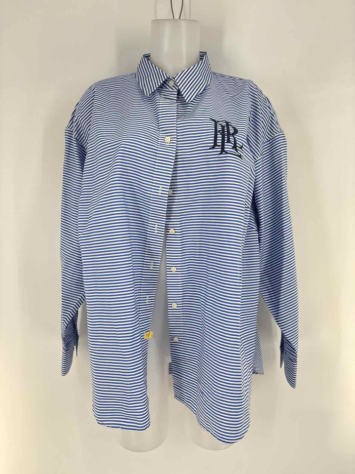 Size 2X RALPH LAUREN Blue Shirt