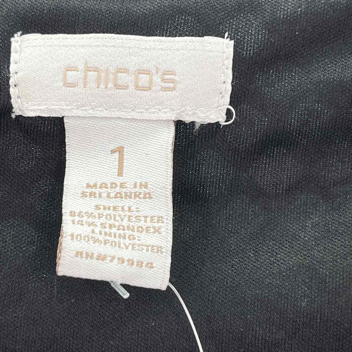 Size S Chico's Black/White Dress