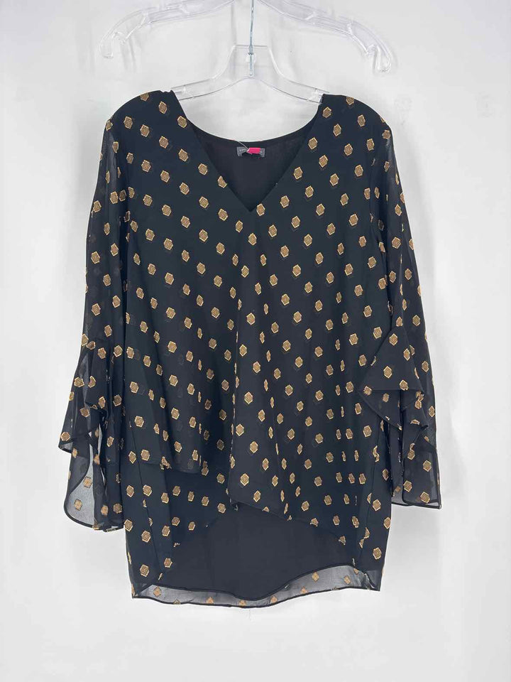 Size L Vince Camuto Black Shirt