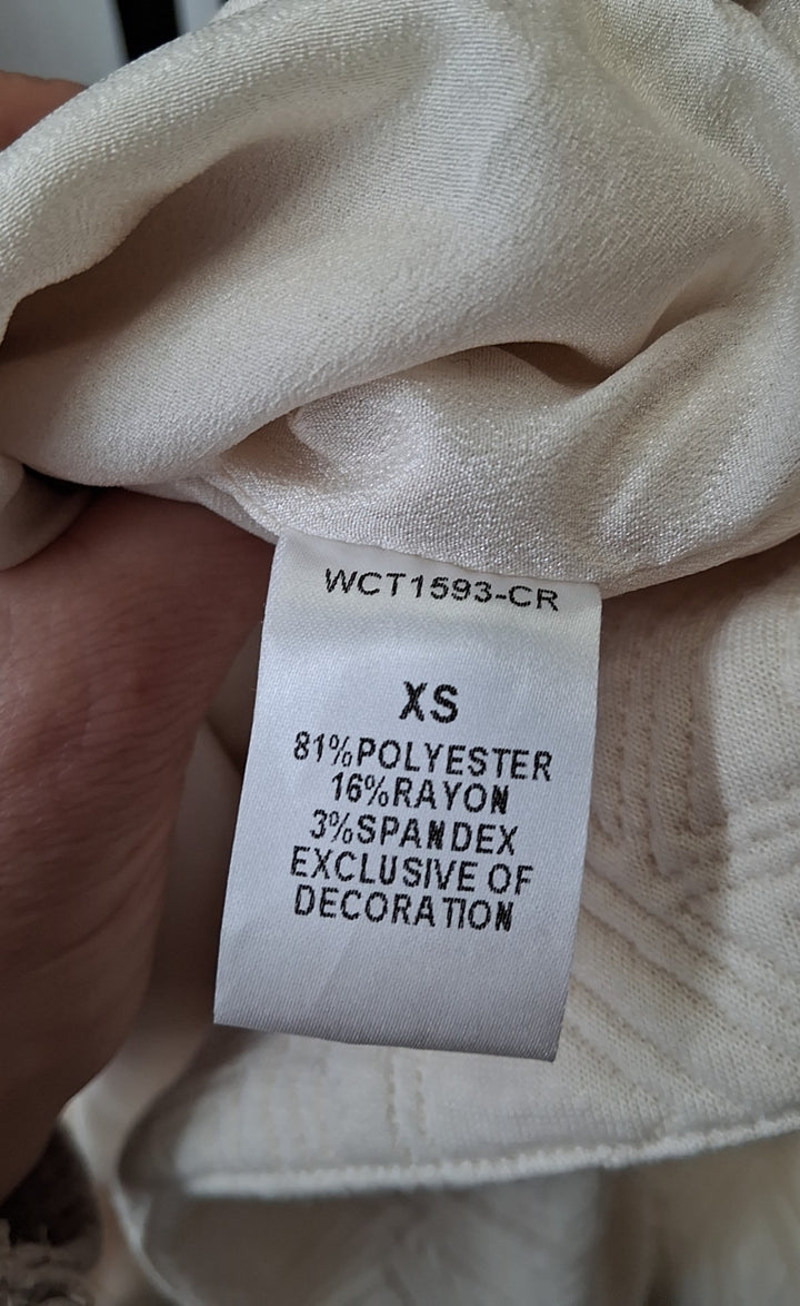 Size XS THML Ivory Dress