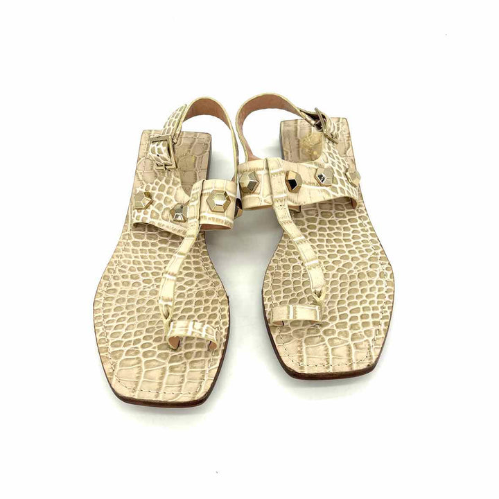 Shoe Size 7.5 Vince Camuto Ivory Leather Sandals