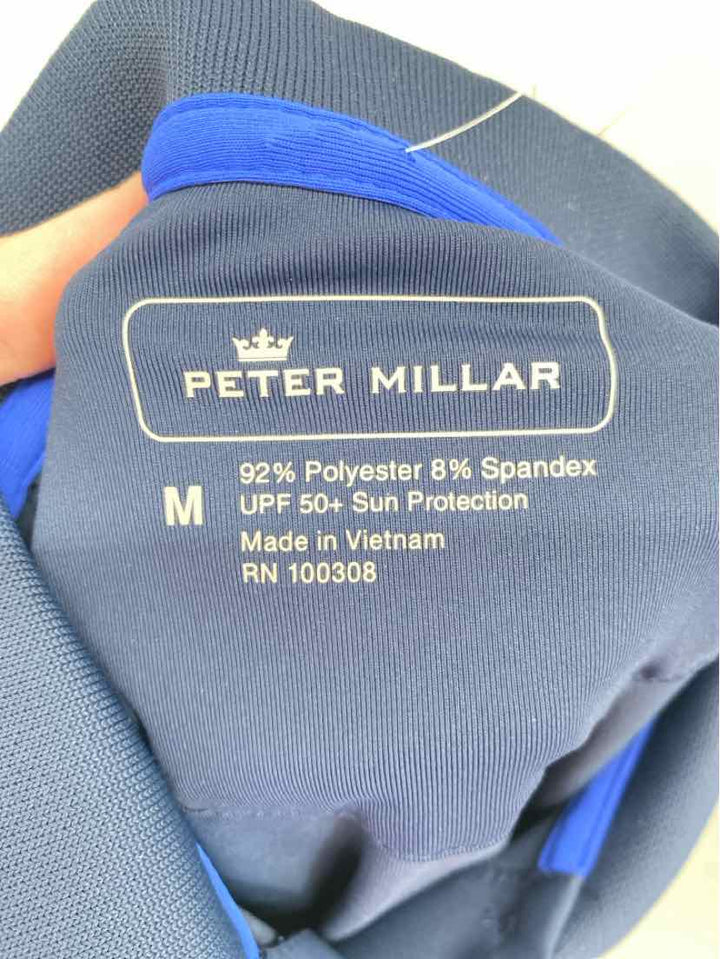 Size M Peter Millar Navy Shirt
