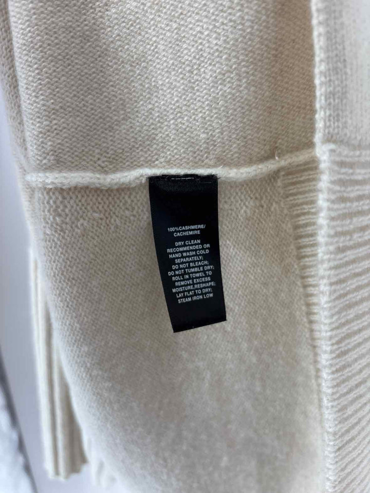 Size XL LAFAYETTE Ivory Cashmere Cardigan
