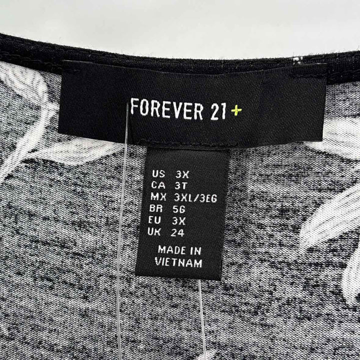 Size 3X Forever 21 Black Dress