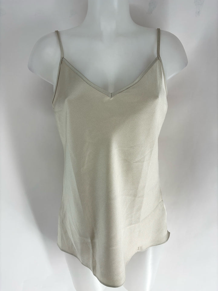 Size 6 REISS Ivory Sateen Shirt