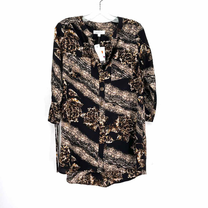 Size S NEW DIRECTION Tan Cardigan