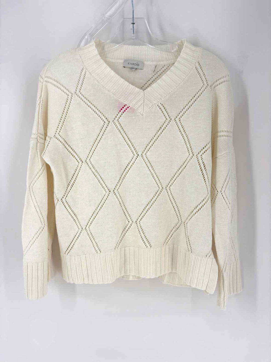 Size XS KINROSS Cream Sweater