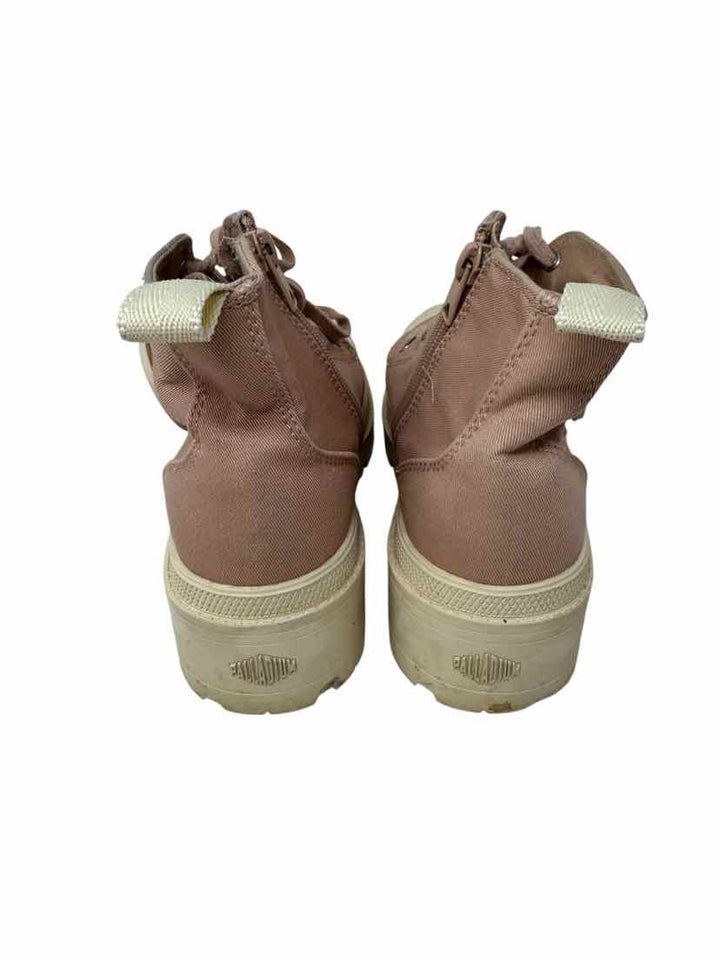 Shoe Size 8 Pink Canvas Boots