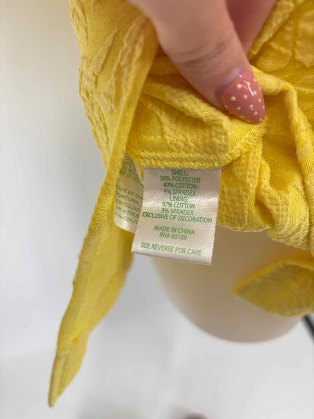 Size 2 Lilly Pulitzer Yellow Dress