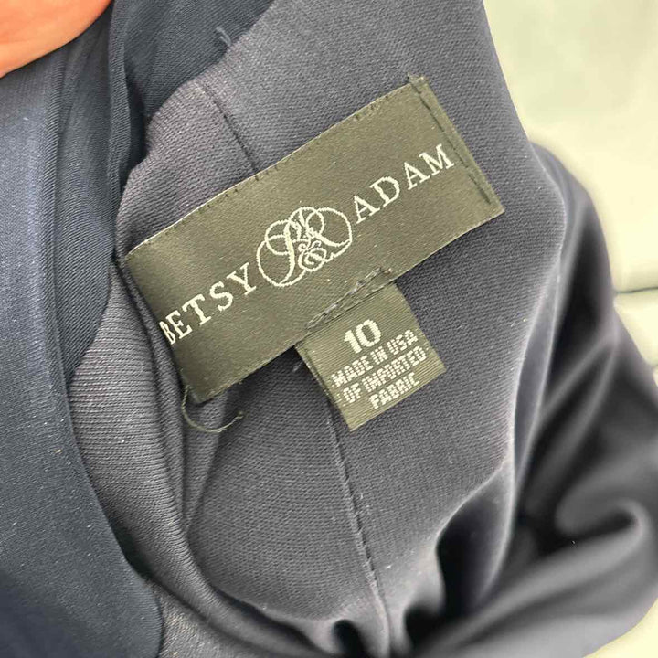 Size 10 BETSY ADAMS Navy Dress