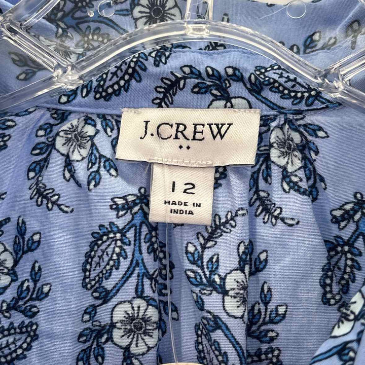 Size 12 J Crew Blue Dress