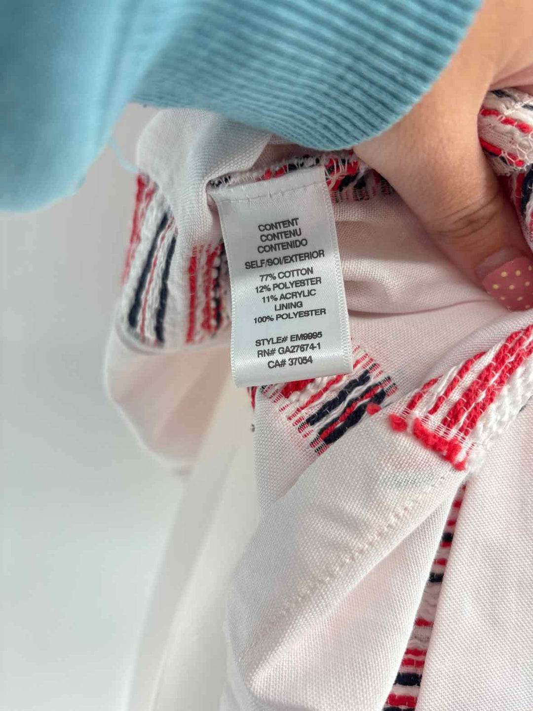 Size 6 EVA FRANCO PINK PRINT Shirt