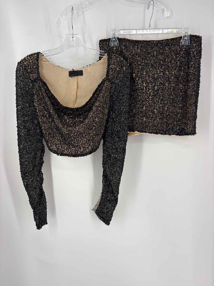 Size M Black 2 PC Dress